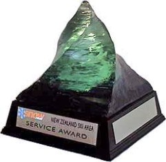 Ski Area Service Awards Trophy
