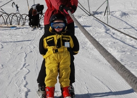 Free ride up the rope tow