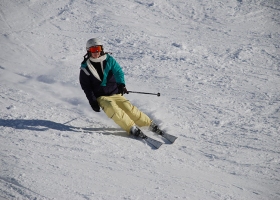 Downhill skier