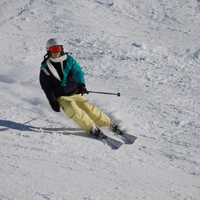 Downhill skier