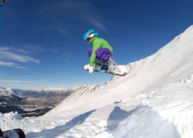 Snowboard air time