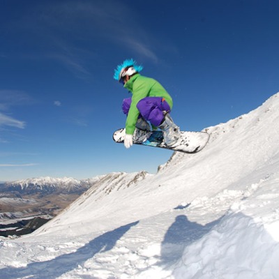 Snowboard air time