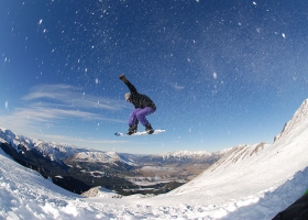 Snowboard air time