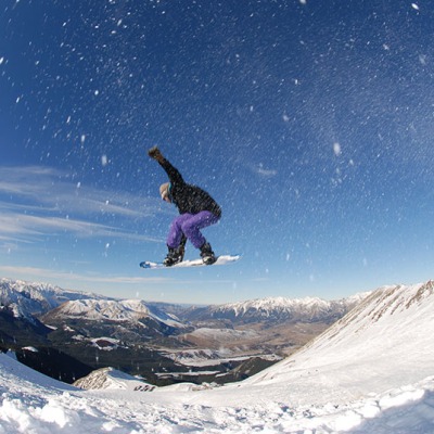 Snowboard air time