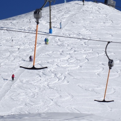 Opening Day Great powder on Swiss Run