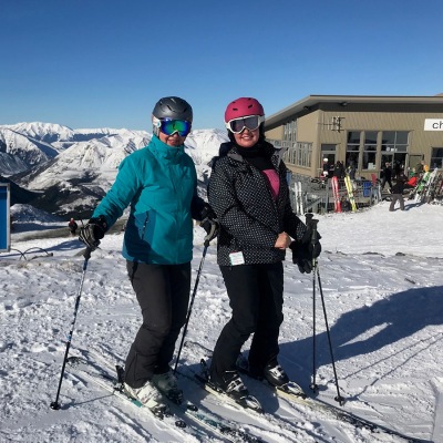 Ski in, ski out lodge.