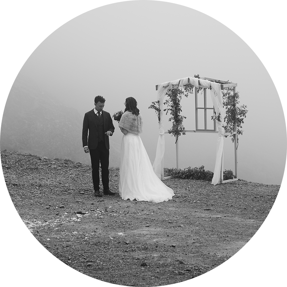 Wedding of Clare and Peter.