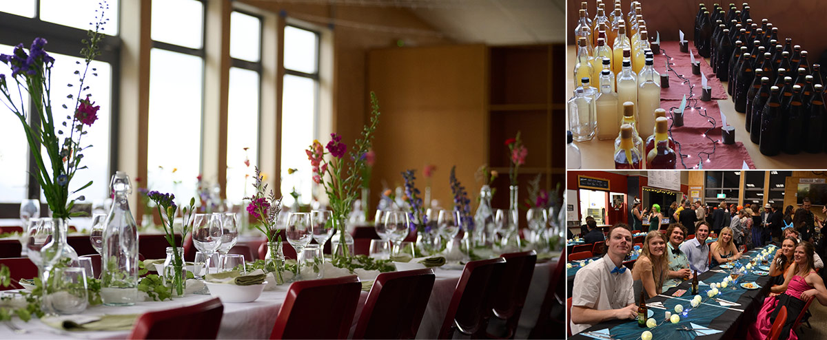 Wedding venue with mountain magic