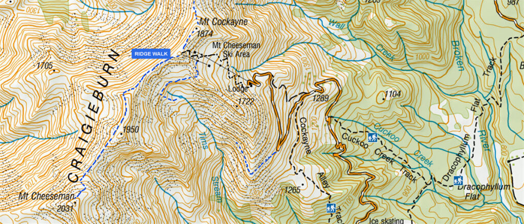 Ridge map